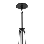 KICHLER 52581BK Albers 18.25 Inch 1 Light Pendant With Opal Glass In Black