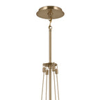 KICHLER 52581CPZ Albers 18.25 Inch 1 Light Pendant With Opal Glass In Champagne Bronze