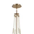 KICHLER 52581CPZ Albers 18.25 Inch 1 Light Pendant With Opal Glass In Champagne Bronze