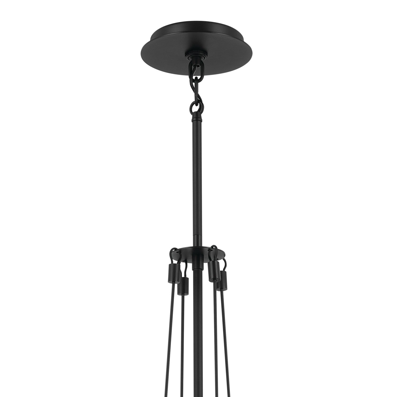 KICHLER 52582BK Albers 10.5 Inch 1 Light Pendant With Opal Glass In Black