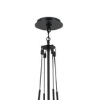 KICHLER 52582BK Albers 10.5 Inch 1 Light Pendant With Opal Glass In Black