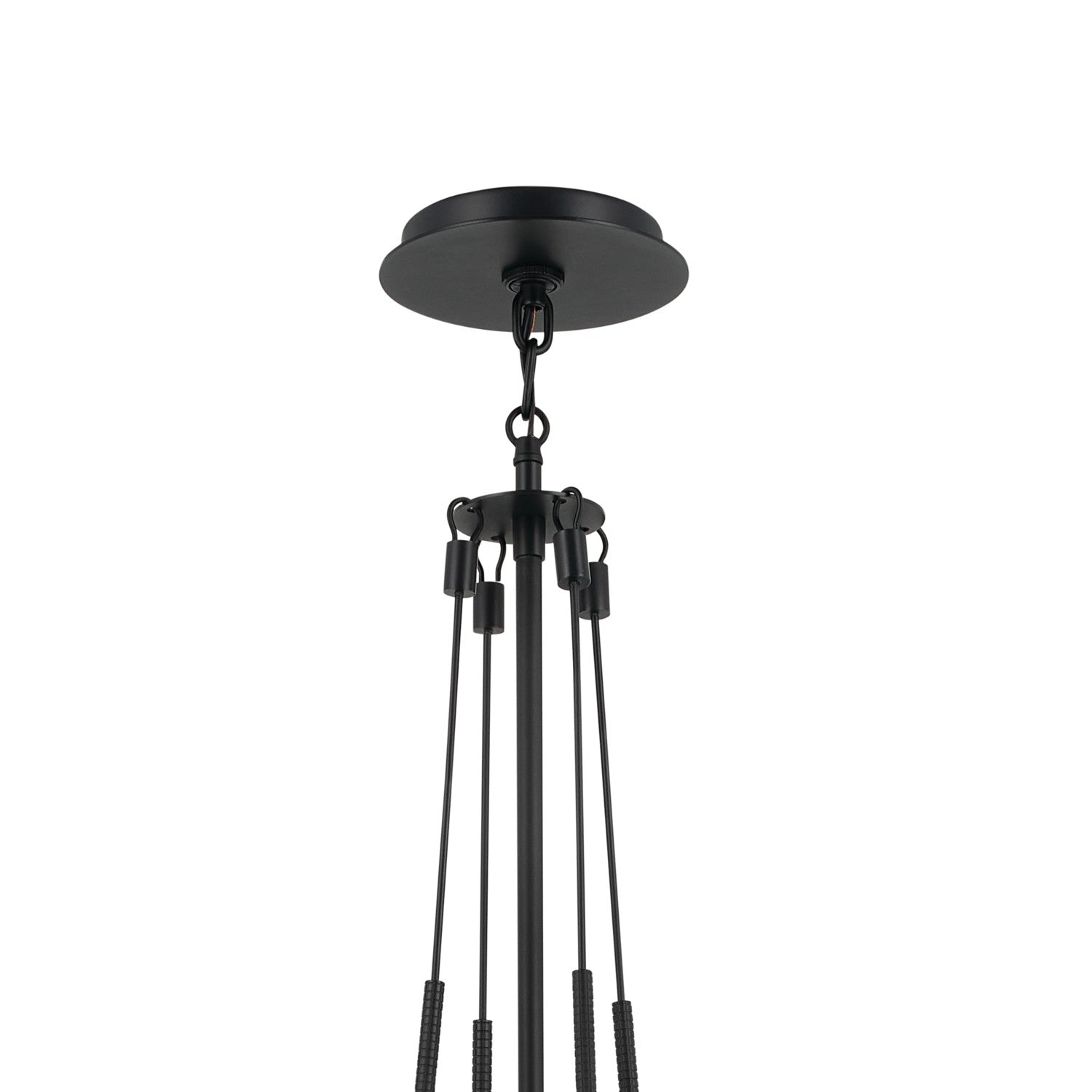KICHLER 52582BK Albers 10.5 Inch 1 Light Pendant With Opal Glass In Black