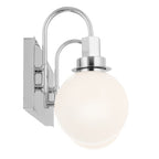 KICHLER 55150CH Hex 14.25 Inch 2 Light Vanity With Opal Glass In Chrome