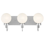 KICHLER 55151CH Hex 22.75 Inch 3 Light Vanity With Opal Glass In Chrome