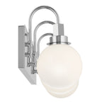 KICHLER 55151CH Hex 22.75 Inch 3 Light Vanity With Opal Glass In Chrome