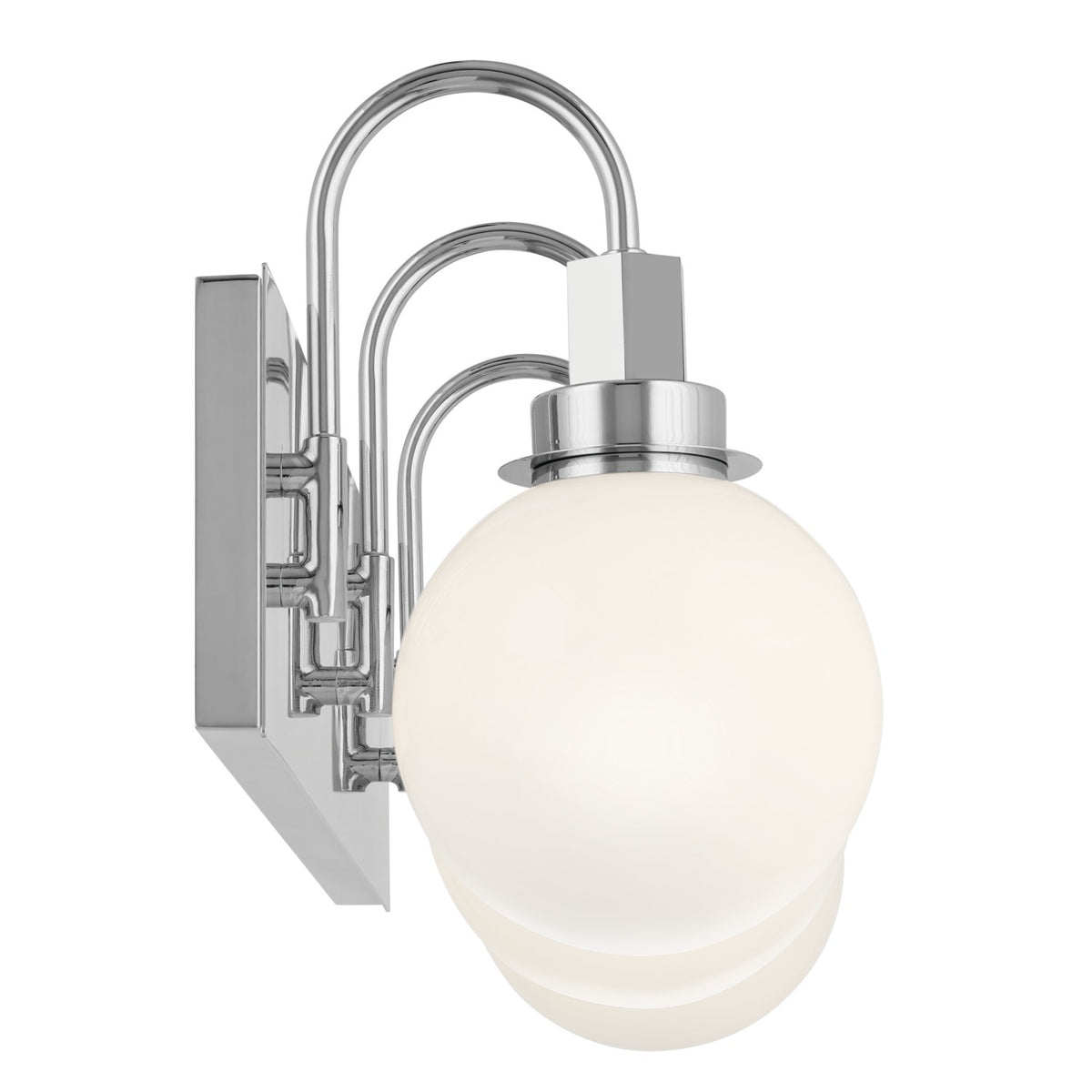 KICHLER 55151CH Hex 22.75 Inch 3 Light Vanity With Opal Glass In Chrome