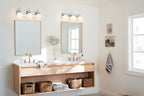 KICHLER 55151CH Hex 22.75 Inch 3 Light Vanity With Opal Glass In Chrome