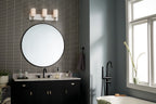 KICHLER 55163PN Solia 24 Inch 3 Light Vanity With Opal Glass In Polished Nickel With Stain Nickel