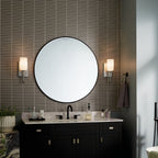 KICHLER 55161PN Solia 13.5 Inch 1 Light Wall Sconce With Opal Glass In Polished Nickel With Stain Nickel