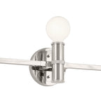 KICHLER 55157PN Torche 24.25 Inch 3 Light Vanity In Polished Nickel