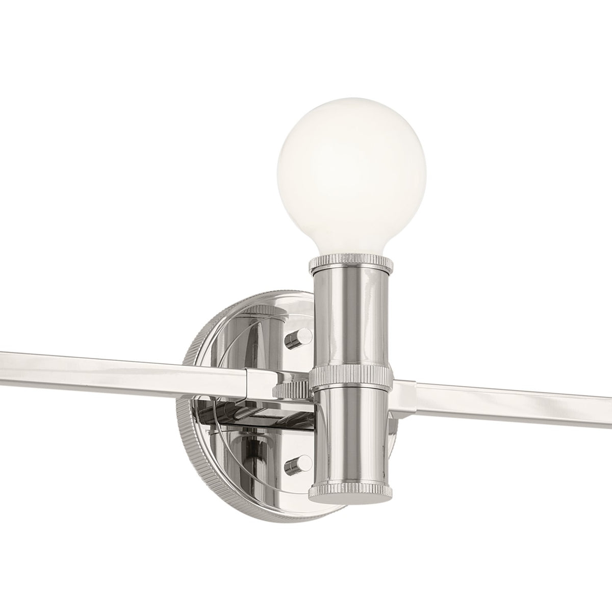 KICHLER 55157PN Torche 24.25 Inch 3 Light Vanity In Polished Nickel