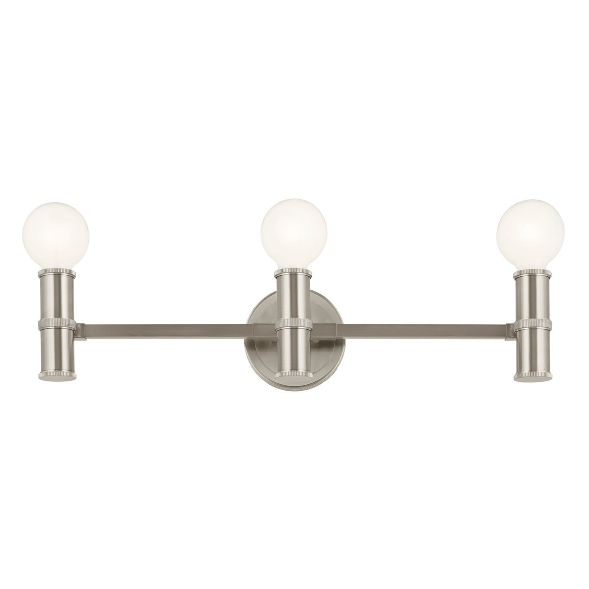 KICHLER 55157NI Torche 24.25 Inch 3 Light Vanity In Brushed Nickel