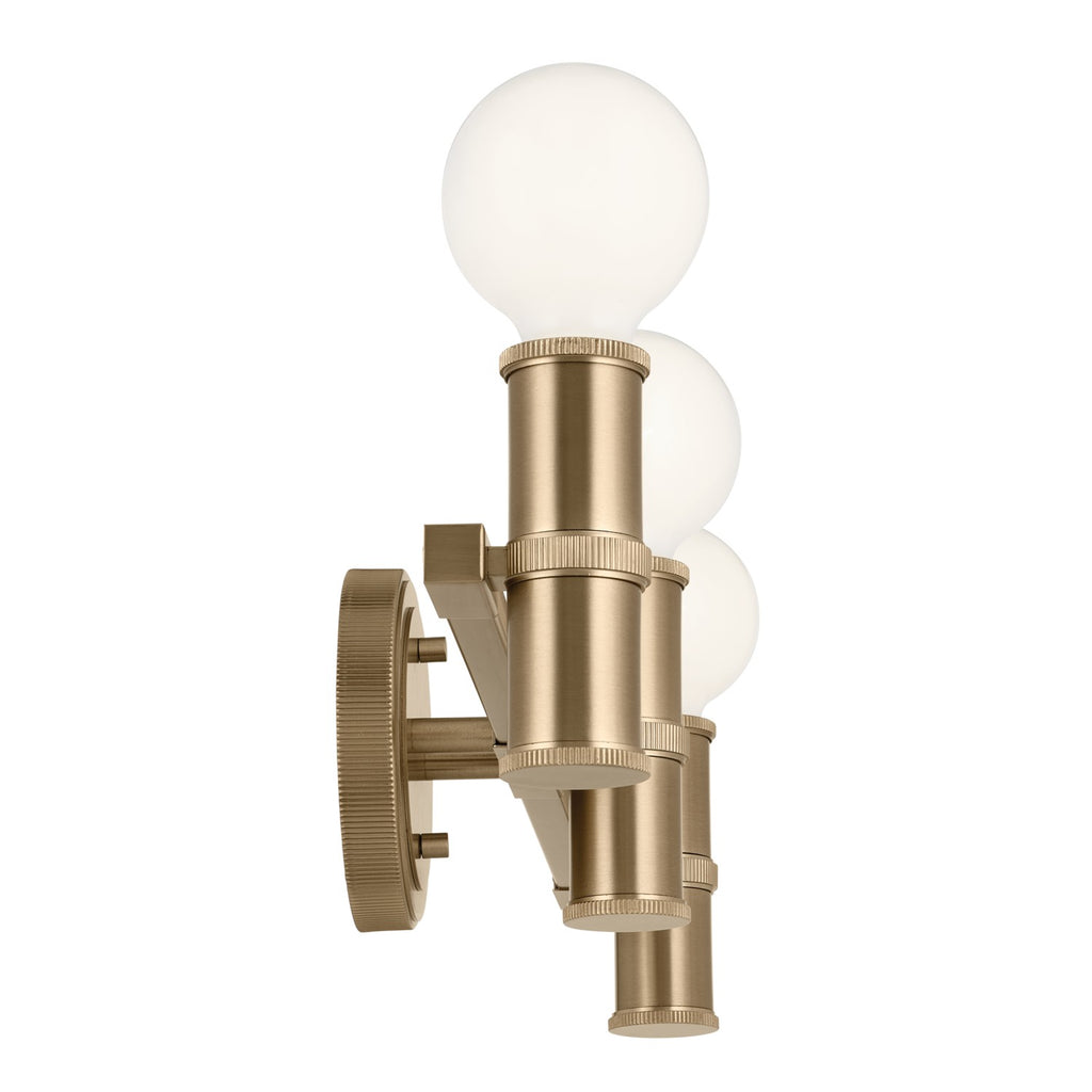 KICHLER 55157CPZ Torche 24.25 Inch 3 Light Vanity In Champagne Bronze