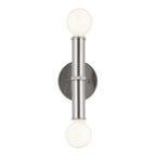 KICHLER 55159PN Torche 9.75 Inch 2 Light Wall Sconce In Polished Nickel