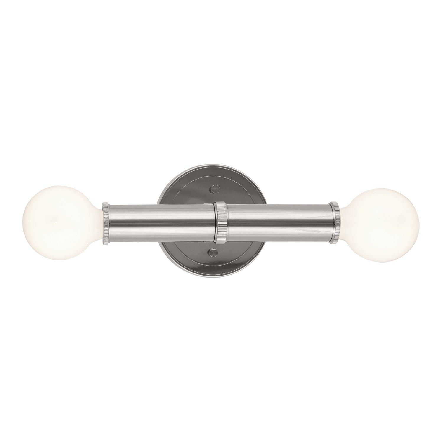 KICHLER 55159PN Torche 9.75 Inch 2 Light Wall Sconce In Polished Nickel