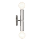 KICHLER 55159PN Torche 9.75 Inch 2 Light Wall Sconce In Polished Nickel