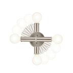 KICHLER 55159NI Torche 9.75 Inch 2 Light Wall Sconce In Brushed Nickel