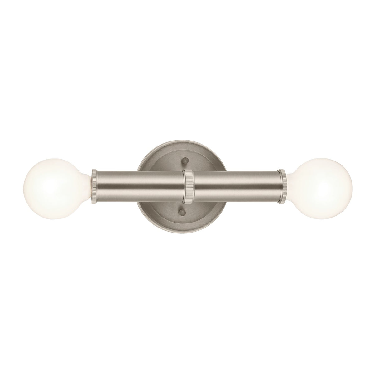 KICHLER 55159NI Torche 9.75 Inch 2 Light Wall Sconce In Brushed Nickel