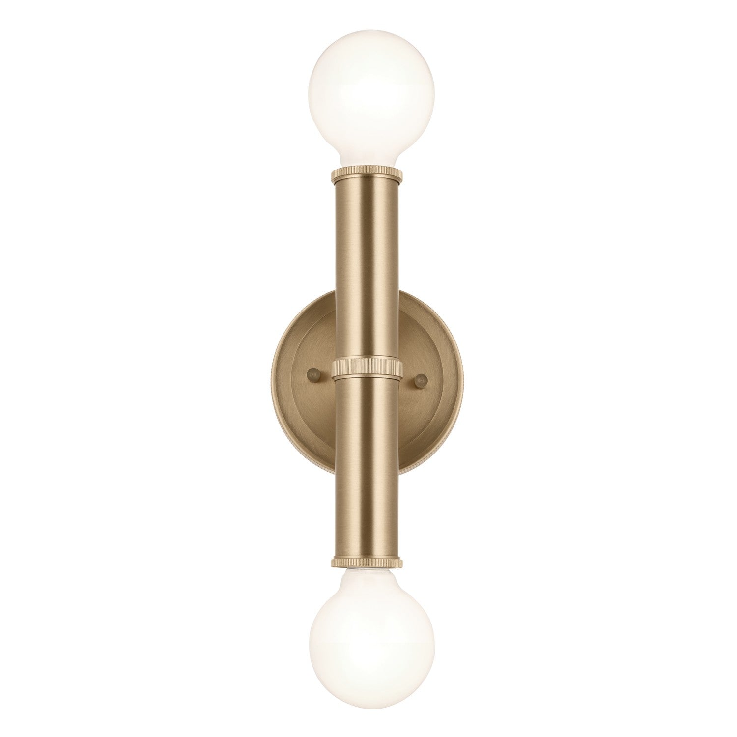 KICHLER 55159CPZ Torche 9.75 Inch 2 Light Wall Sconce In Champagne Bronze