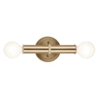 KICHLER 55159CPZ Torche 9.75 Inch 2 Light Wall Sconce In Champagne Bronze