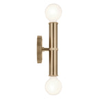 KICHLER 55159CPZ Torche 9.75 Inch 2 Light Wall Sconce In Champagne Bronze