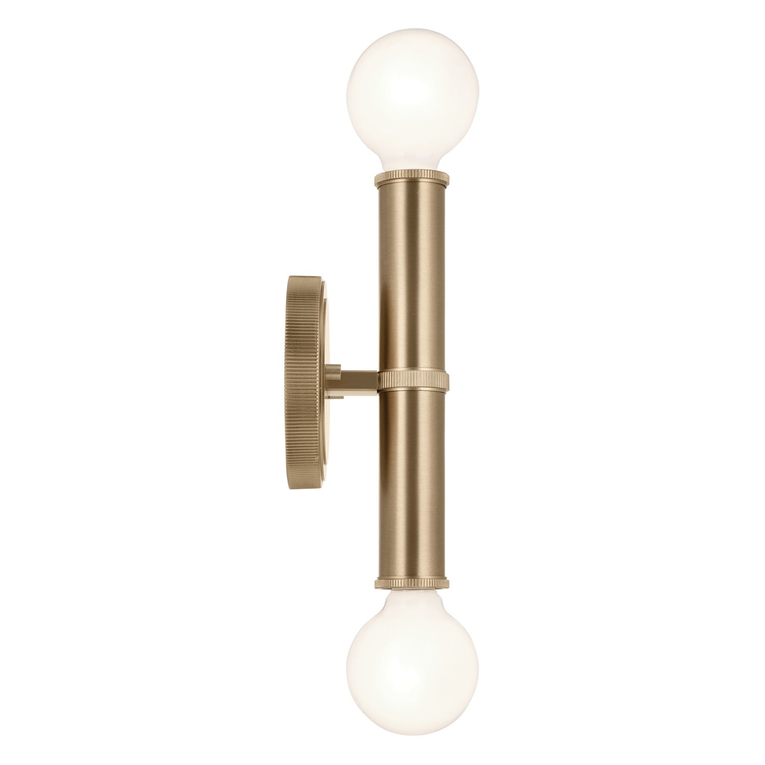 KICHLER 55159CPZ Torche 9.75 Inch 2 Light Wall Sconce In Champagne Bronze