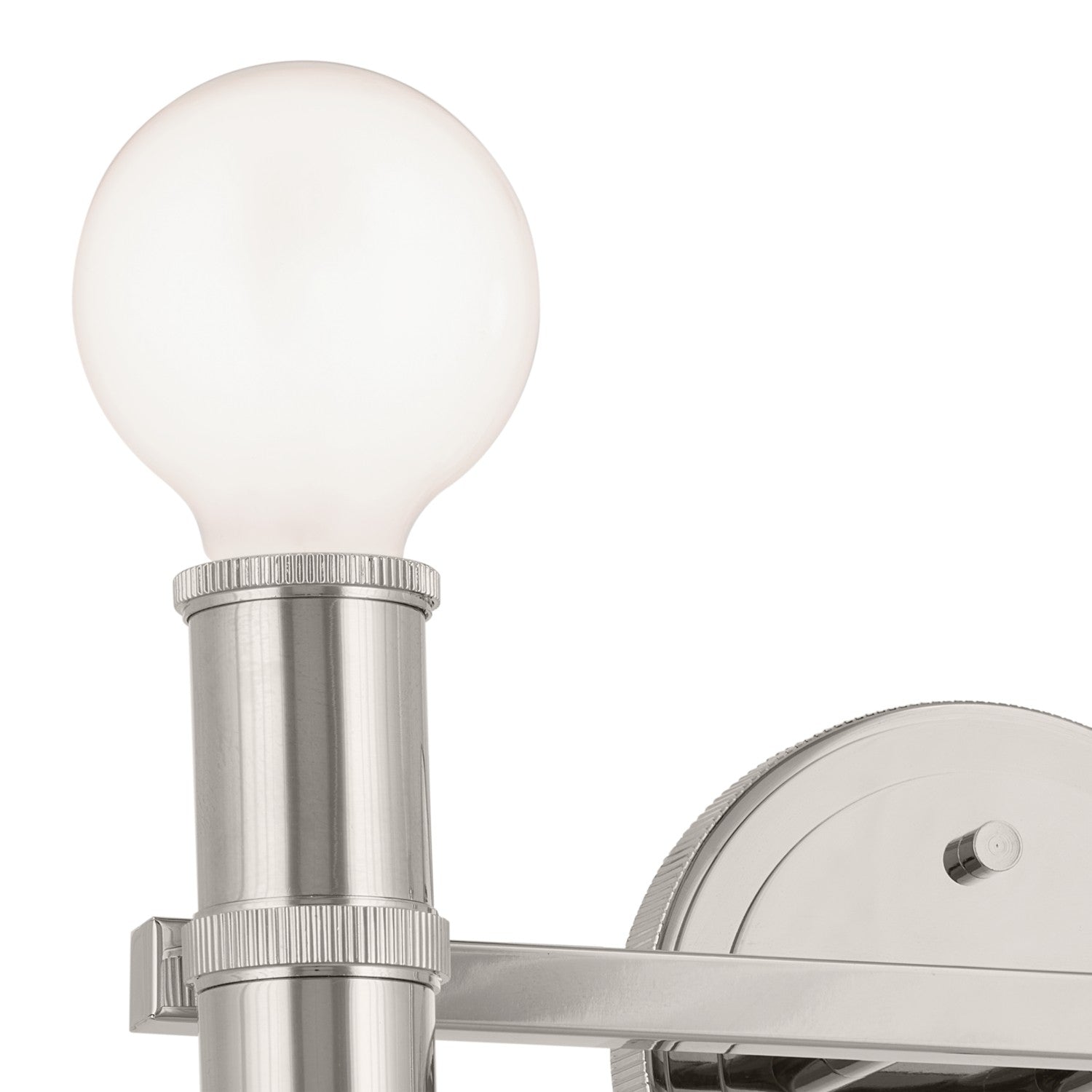 KICHLER 55158PN Torche 13 Inch 2 Light Vanity In Polished Nickel