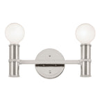 KICHLER 55158PN Torche 13 Inch 2 Light Vanity In Polished Nickel