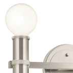 KICHLER 55158NI Torche 13 Inch 2 Light Vanity In Brushed Nickel