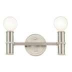 KICHLER 55158NI Torche 13 Inch 2 Light Vanity In Brushed Nickel