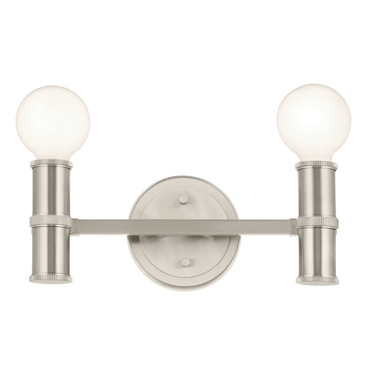 KICHLER 55158NI Torche 13 Inch 2 Light Vanity In Brushed Nickel