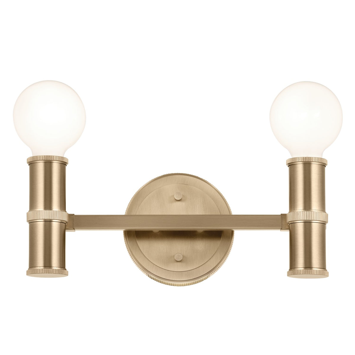 KICHLER 55158CPZ Torche 13 Inch 2 Light Vanity In Champagne Bronze
