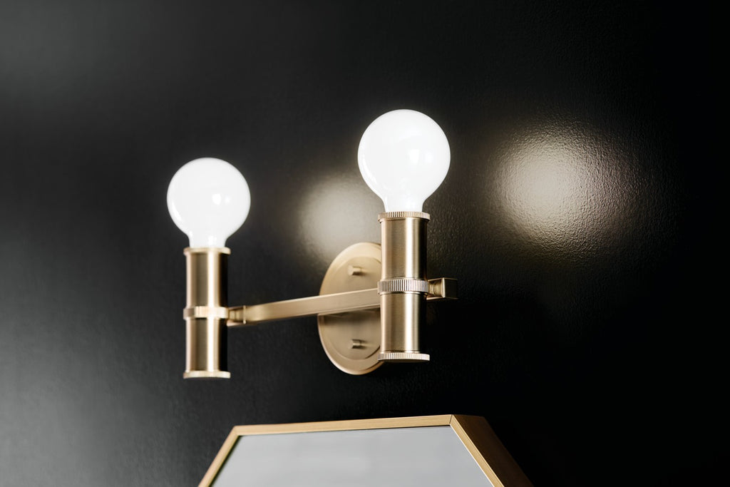 KICHLER 55158CPZ Torche 13 Inch 2 Light Vanity In Champagne Bronze