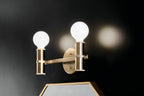 KICHLER 55158CPZ Torche 13 Inch 2 Light Vanity In Champagne Bronze