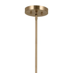 KICHLER 52532CPZWH Gala 36 Inch 8 Light Chandelier In Champagne Bronze With White