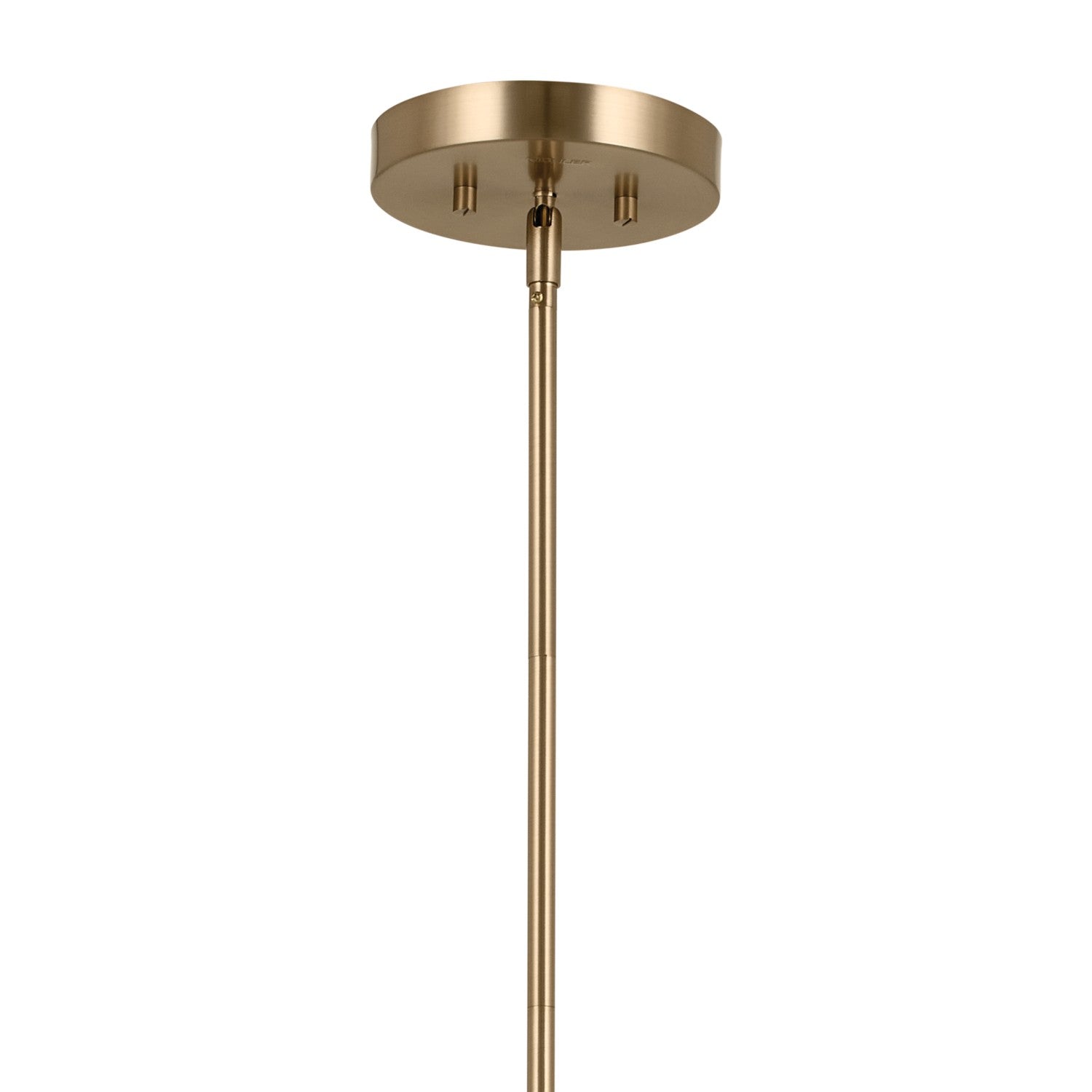 KICHLER 52532CPZWH Gala 36 Inch 8 Light Chandelier In Champagne Bronze With White