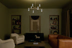 KICHLER 52532CPZWH Gala 36 Inch 8 Light Chandelier In Champagne Bronze With White