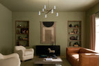 KICHLER 52532CPZWH Gala 36 Inch 8 Light Chandelier In Champagne Bronze With White
