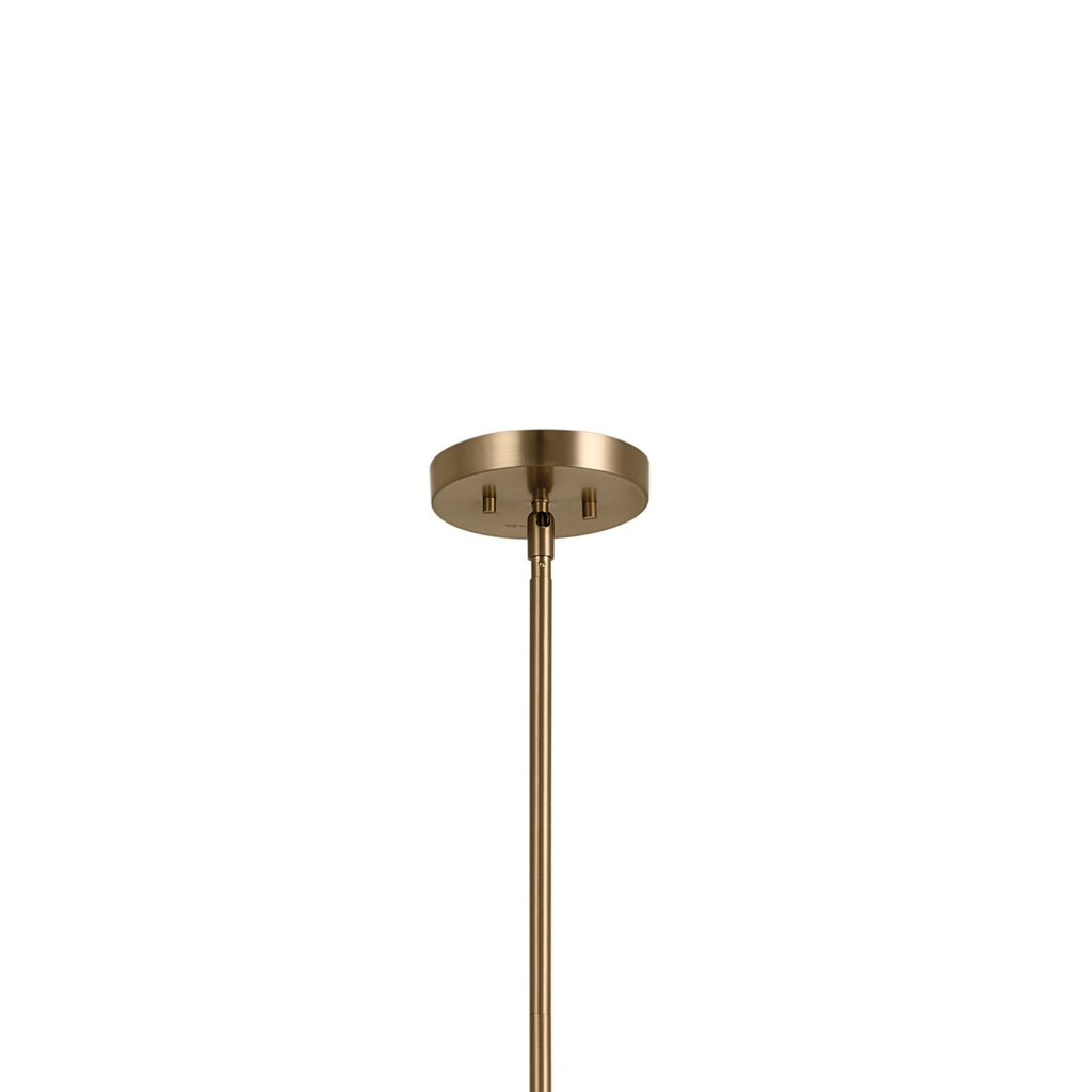 KICHLER 52533CPZWH Gala 55.75 Inch 12 Light Chandelier In Champagne Bronze With White