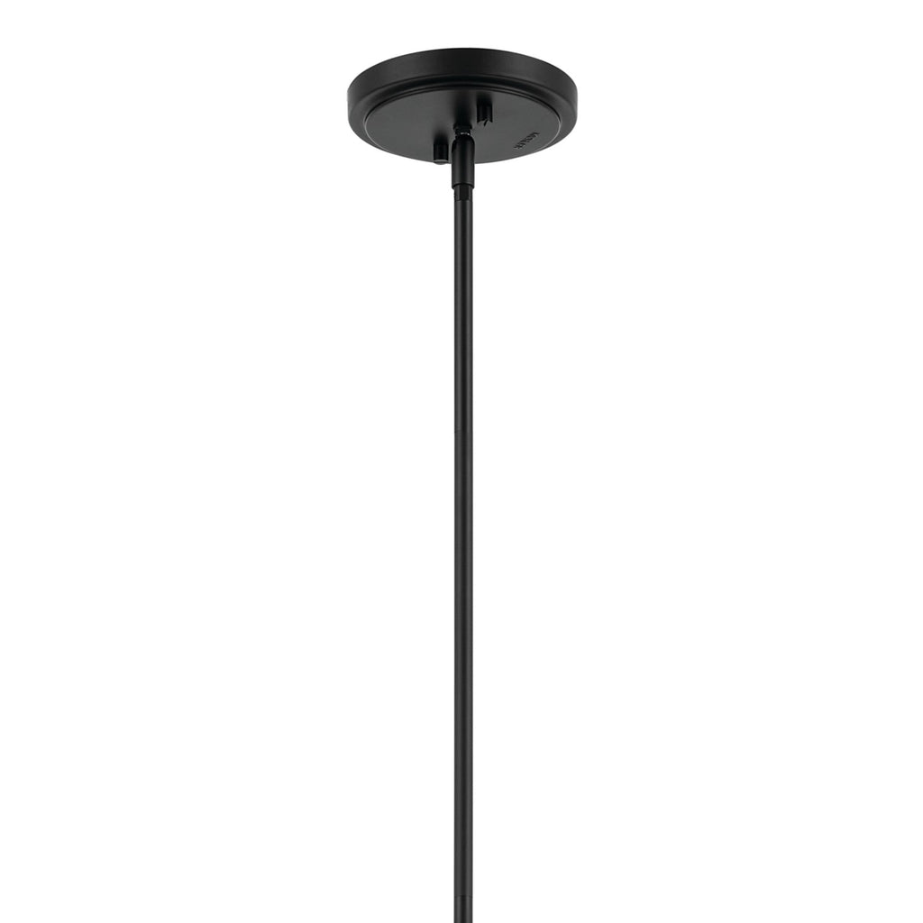 KICHLER 52550BK Odensa 29.25 Inch 8 Light Chandelier In Black