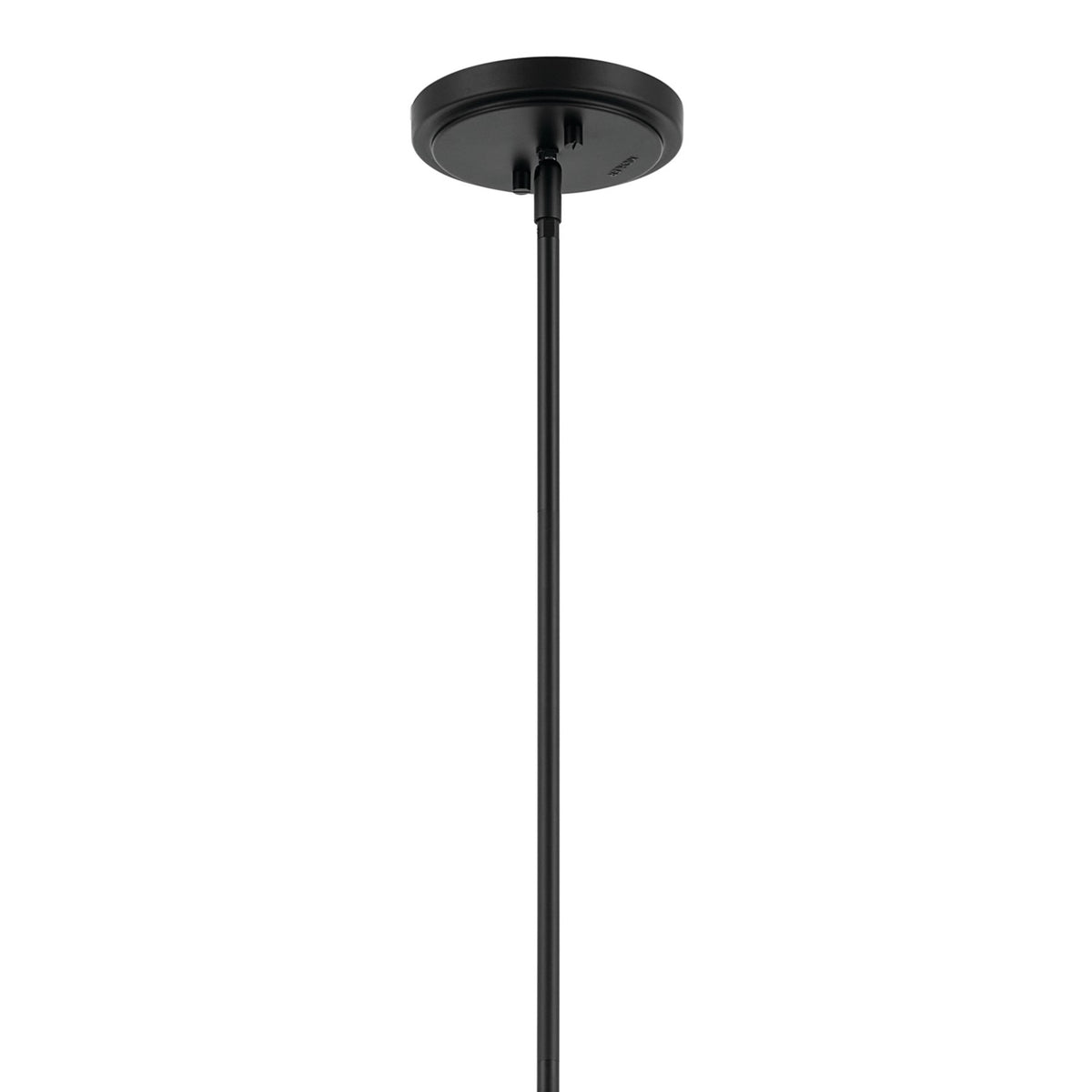 KICHLER 52550BK Odensa 29.25 Inch 8 Light Chandelier In Black