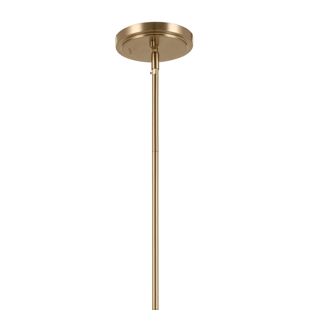 KICHLER 52550CPZ Odensa 29.25 Inch 8 Light Chandelier In Champagne Bronze
