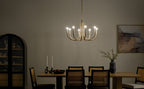 KICHLER 52550CPZ Odensa 29.25 Inch 8 Light Chandelier In Champagne Bronze