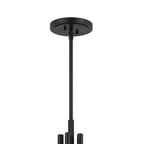KICHLER 52551BK Odensa 40.25 Inch 10 Light Chandelier In Black