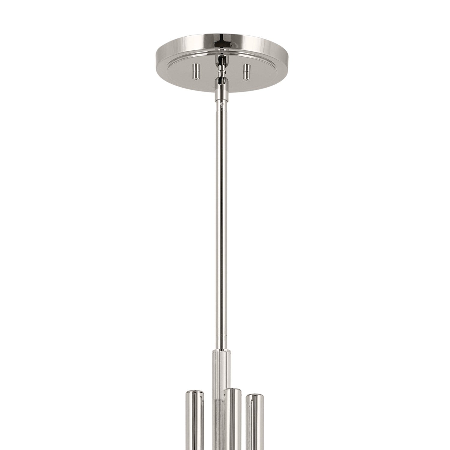 KICHLER 52551PN Odensa 40.25 Inch 10 Light Chandelier In Polished Nickel