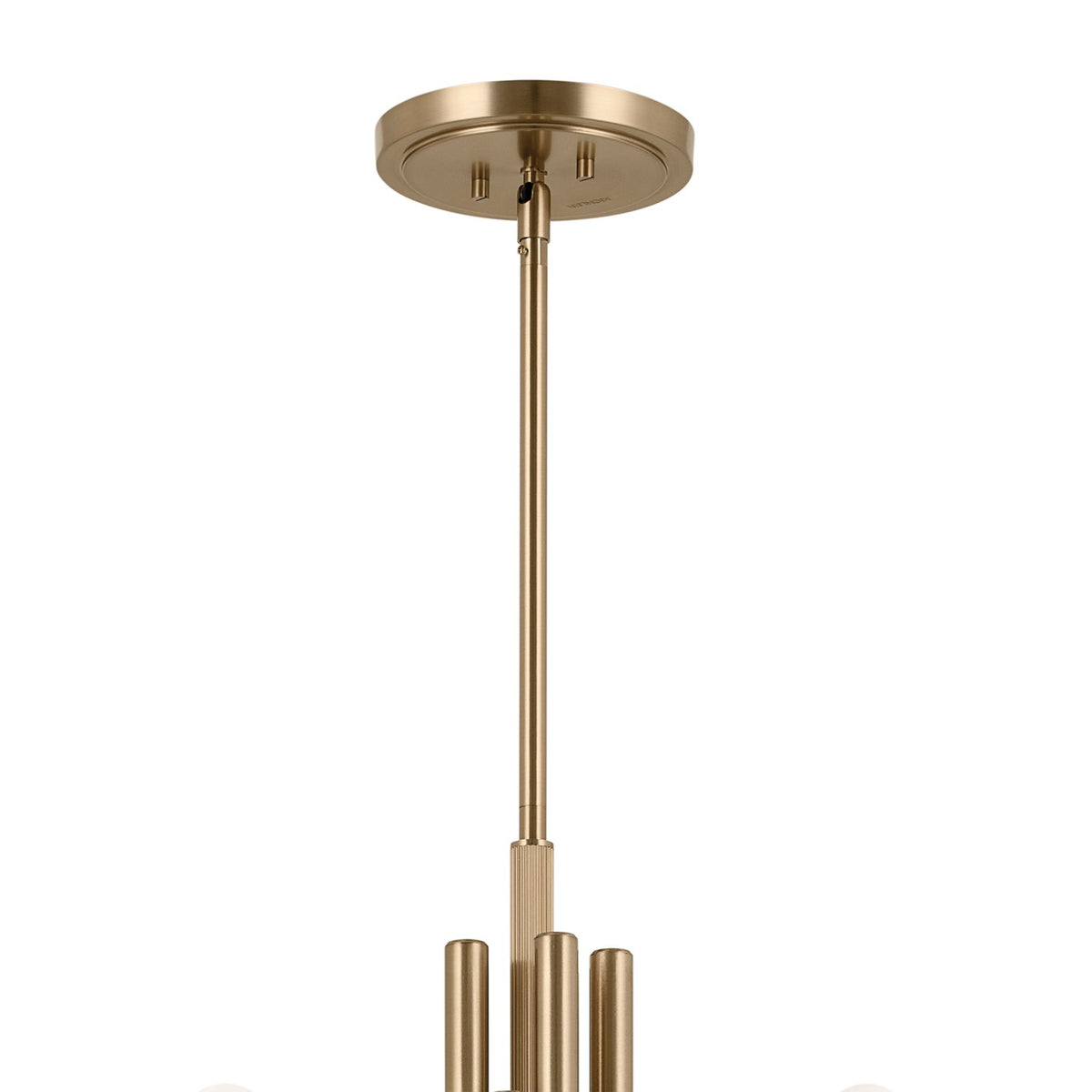 KICHLER 52551CPZ Odensa 40.25 Inch 10 Light Chandelier In Champagne Bronze