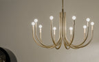 KICHLER 52551CPZ Odensa 40.25 Inch 10 Light Chandelier In Champagne Bronze