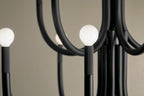 KICHLER 52552BK Odensa 40 Inch 15 Light Chandelier In Black