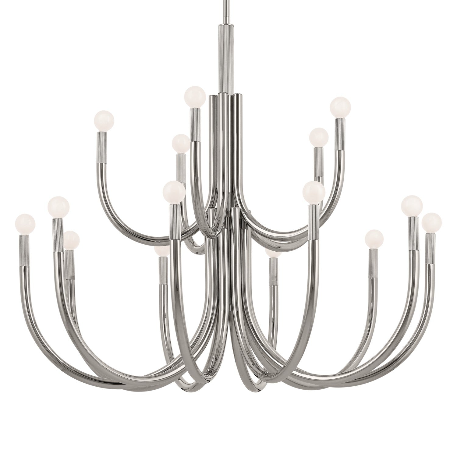 KICHLER 52552PN Odensa 40 Inch 15 Light Chandelier In Polished Nickel