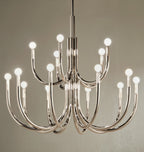 KICHLER 52552PN Odensa 40 Inch 15 Light Chandelier In Polished Nickel